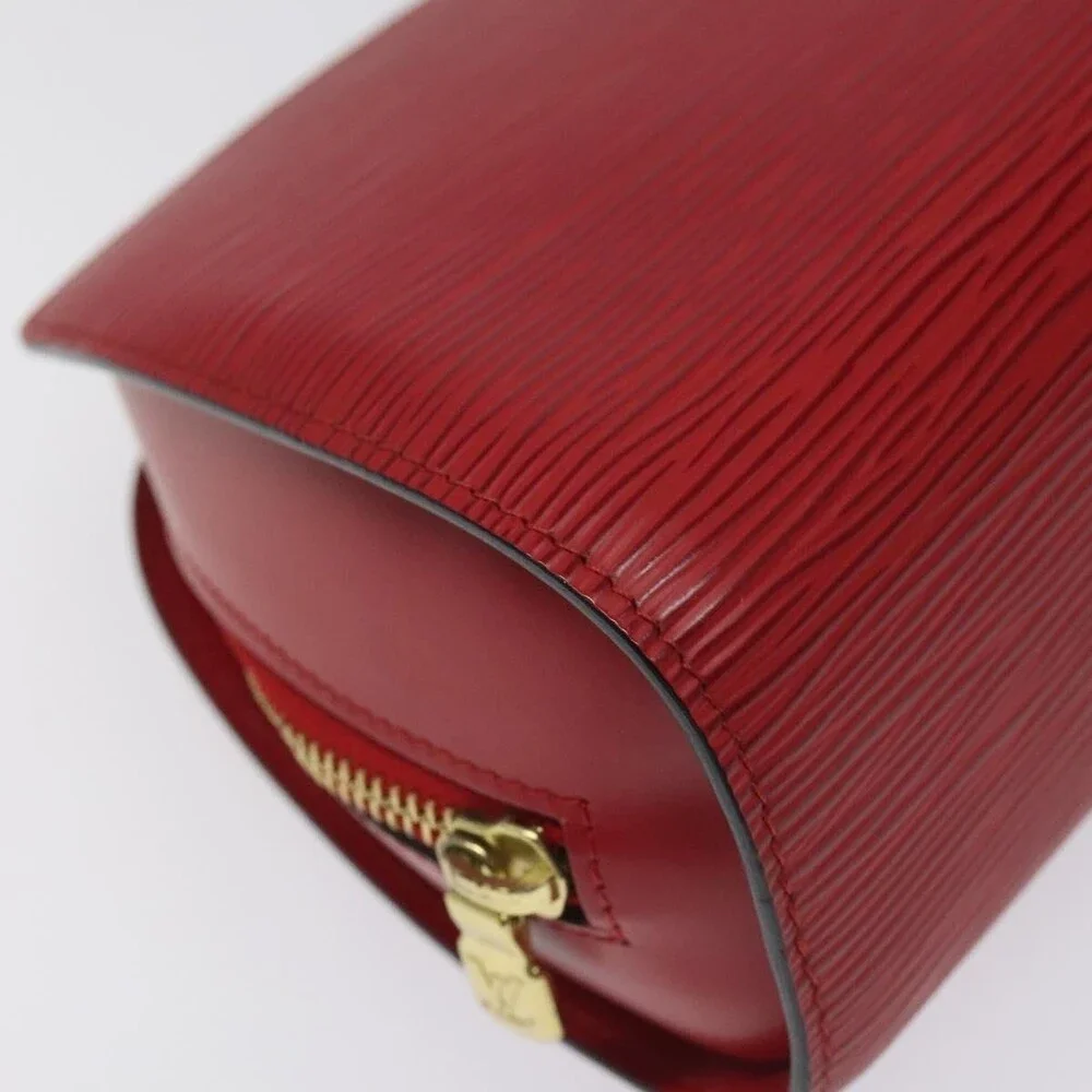 Louis Vuitton Epi Dauphine MM Pouch Red